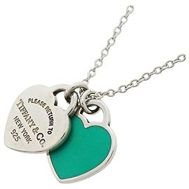 Autre Marque Collana Tiffany & Co. Blue Double Return to Heart