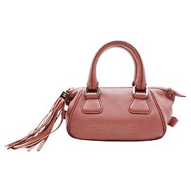 Chanel Handtasche aus rosa Leder