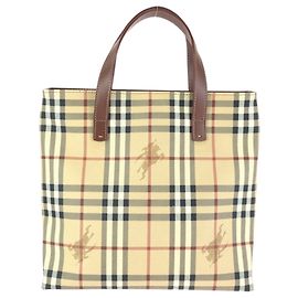 Burberry Nova Check Shadow Tote Bag