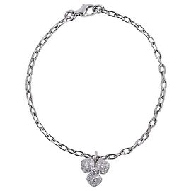 Autre Marque Pulseira de Berloques em Platina Tiffany & Co.