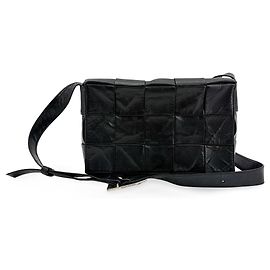 Bottega Veneta Cassette Maxi Intrecciato Leather Mini