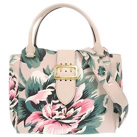 Burberry Handtasche aus floralem Leder