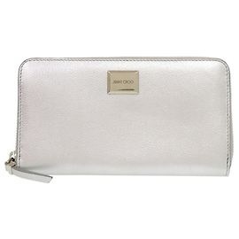 Jimmy Choo Silver Long Wallet