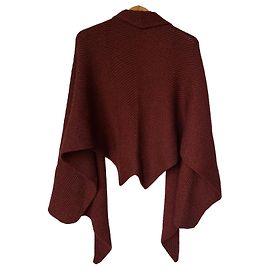 Missoni Brauner Wollponcho