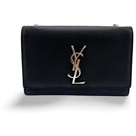 Autre Marque Saint Laurent Classic Monogram Grainy Leather Small