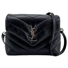Autre Marque Saint Laurent Loulou Matelasse Chevron Leather Toy