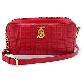 Burberry TB Camera Quilted Leather Small