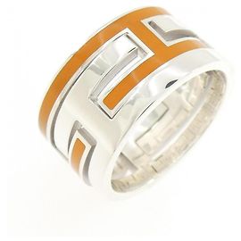 Hermès Anello Hermes Move H in Argento 925
