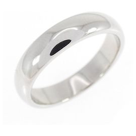 Autre Marque Anello a Fascia Tiffany Lucida in Platino