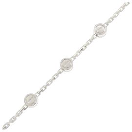 Cartier Armband mit Anhängern aus Weißgold