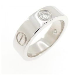 Cartier Love Ring mit halbem Diamant