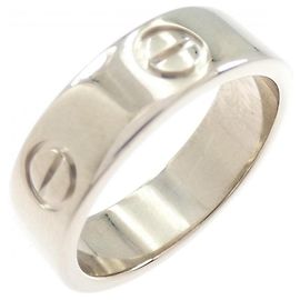 Anel Cartier Love em ouro branco