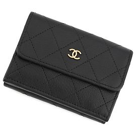 Chanel Matelassé Tri-fold Portemonnaie