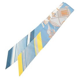 Hermès Pañuelo de seda Hermes Twilly Ex Libris