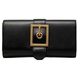 Borsa a pochette Gucci in pelle nera