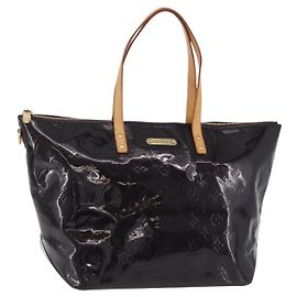 Bolsa LOUIS VUITTON Monogram Vernis Bellevue GM Amarante M93589 LV Auth ka6407V