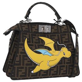 FENDI x FRGMT x POKEMON Peek A Boo I See You Kairyu 8BN327 Auth 167585SM