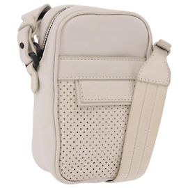 BOTTEGA VENETA Leggero Schultertasche aus Leder Weiß Auth ka6402