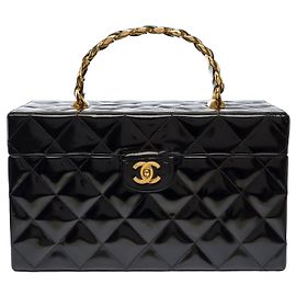 Bolso CHANEL de Cuero Negro - 103920