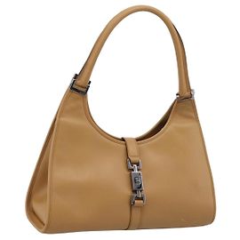 Borsa GUCCI Jackie in pelle Beige Silver 002 1067 Auth 204890A