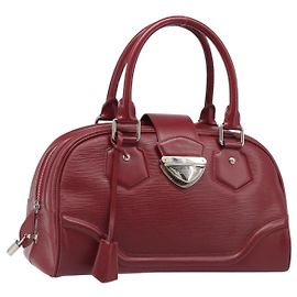 Sac à main LOUIS VUITTON Epi Boring Montaigne GM Rouge M5931M LV Auth ep15834V