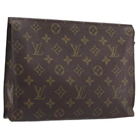 LOUIS VUITTON Monogram Poche Toilette 26 Pouch M47542 LV Auth ep16257
