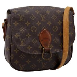 LOUIS VUITTON Monogram Saint Cloud GM Shoulder Bag M51242 LV Auth ep16023