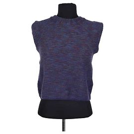 Autre Marque Ärmelloser Pullover in Marineblau