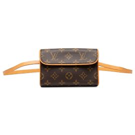Louis Vuitton Monogram Pochette Florentine Gürteltasche Braun