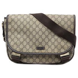 Borsa a tracolla Gucci GG Supreme Beige