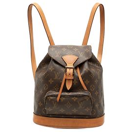 Mochila Louis Vuitton Monogram Montsouris MM Castanha