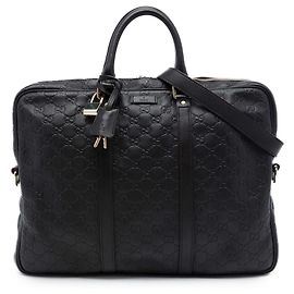 Borsa Business Gucci Guccissima Marrone
