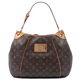 Borsa a tracolla Louis Vuitton Monogram Galliera PM Marrone