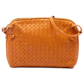 Borsa a tracolla Bottega Veneta Nappa Intrecciato Nodini Arancione