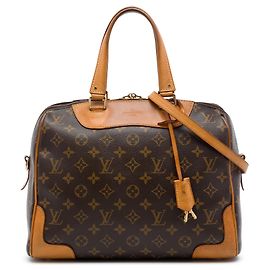 Sac Satchel Louis Vuitton Monogram Retiro PM Marron
