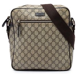 Borsa a tracolla Gucci GG Supreme Beige