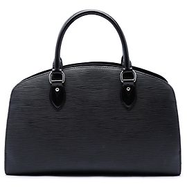 Louis Vuitton Epi Pont Neuf PM Handtasche Schwarz
