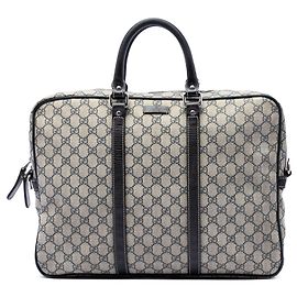 Borsa business Gucci GG Supreme beige