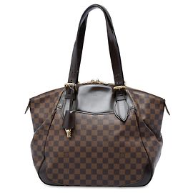 Louis Vuitton Damier Ebene Verona GM Schultertasche Braun