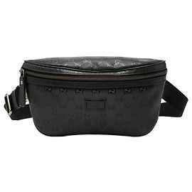 Borsa cintura Gucci GG Imprime Nera