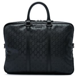 Borsa Business Gucci GG Stampata Nera