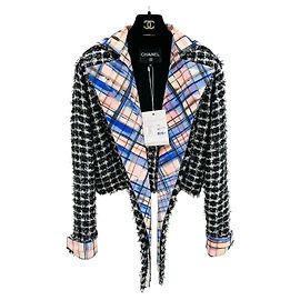 Chanel Oberteil aus mehrfarbigem Tweed