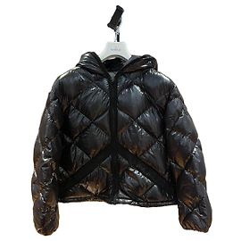 Piumino Moncler Nero Trapuntato Donna