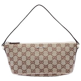 Borsa a tracolla Boat in tela GG di Gucci beige