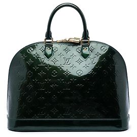 Borsa Louis Vuitton Monogram Vernis Alma GM Verde