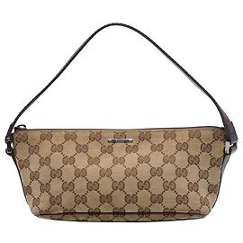 Borsa a tracolla Boat in tela GG Web Gucci Beige