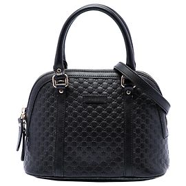 Borsa Dome Mini Microguccissima Gucci Nera