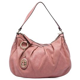Borsa a tracolla Gucci Guccissima Sukey Rosa