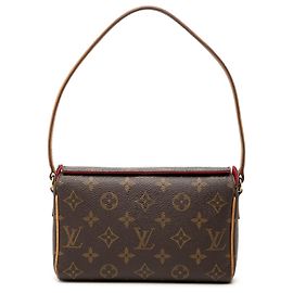 Bolsa de Ombro Louis Vuitton Monogram Recital Castanha