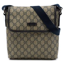 Bolsa tiracolo Gucci GG Supreme bege